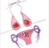 Sexy Swimsuit Bikini Sexy Women Drop Drill Straps Бикини Наборы Push Ups Bras Swimsuits Купальники Купальники купальники