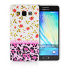 MOONCASE Flowers Soft Flexible Silicone Gel TPU Skin Shell Back ЧЕХОЛ ДЛЯ Samsung Galaxy A5 embossed tpu gel shell for ipod touch 5 6 girl in red dress