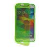 MOONCASE Flip Wallet Soft Gel TPU Silicone Back Shell ЧЕХОЛ ДЛЯ Samsung Galaxy S5 I9600 Green embossed tpu gel shell for ipod touch 5 6 girl in red dress