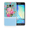 MOONCASE Flowers Soft Flexible Silicone Gel TPU Skin Shell Back ЧЕХОЛ ДЛЯ Samsung Galaxy A5 embossed tpu gel shell for ipod touch 5 6 girl in red dress