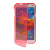 MOONCASE Flip Wallet Soft Gel TPU Silicone Back Shell ЧЕХОЛ ДЛЯ Samsung Galaxy S5 I9600 Red embossed tpu gel shell for ipod touch 5 6 girl in red dress