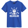 Семировая футболка Мужская подростковая студия Doraemon Cat Print T-Shirt 12216001063 Фиолетовый синий S семировая футболка мужская подростковая студия doraemon cat print t shirt 12216001063 лимонный желтый s