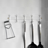 F-BARTL Coat Hook Настенная стойка для крюка с 5 двойными подвесками для пальто, шляп, шарфов, ключей пальто f