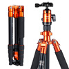 Фигурой богатых Ро (Fotopro) X-4C + FPH-42Q (O) углеродное волокно свет портативный штатив фу рисунок ро fotopro с 5c красный углеродного волокна штатив складной красный