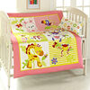 Fisher-Price Feixue детские постельные принадлежности из пяти частей мультфильм деятельность типография ребенок домашний текстиль постельные принадлежности 1,2 м кровать розовый