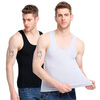 Босидон Мужские жилеты 2 Pack Мужские спортивные жилеты Stretch Slim Sleeveless Мужская футболка Black + Grey -XL бодиенд мужские жилеты 2 pack мужские спортивные жилеты стрейч тонкий рукавов мужская футболка черный белый xxl