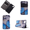Blue Butterfly Design Кожа PU откидной крышки Кошелек для карты памяти Чехол для Wiko Sunset 2 карты памяти