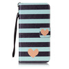 Blue Stripes Дизайн PU кожа флип Обложка Кошелек для карты памяти чехол для Samsung Galaxy S6 Edge Plus/G9280 blue stripes дизайн pu кожа флип обложка кошелек для карты памяти чехол для samsung galaxy j5
