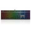 Rapo V700RGB Alloy Edition Symphony Backlight Game Механическая клавиатура Клавиатура с подсветкой Клавиатура Компьютерная клавиатура Ноутбук Клавиатура Black Green Axis клавиатура