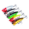 1pcs 7cm 11g Popper Fishing Lure Hard Wave Fishing Baits Top Water Lure kosadaka Freshwater Lures For Pike Bass Fishing 1pcs popper fishing lure pesca topwate isca artificial 11g 5 5cm crankbaits 3d eyes lifelike hard bait fishing tackle wq21