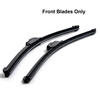 Wiper Blades for Mazda 3 Mk2 24&19 Fit Hook Arms 2009 2010 2011 2012 2013 mzorange car light front fog light for skoda octavia a6 mk2 fl 2009 2010 2011 2012 2013 car styling fog lamp with light holes
