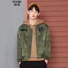 Semir (Semir) модель куртки мужских падений +2017 мужских куртки авиатора бейсбол равномерного прилив бренд досуг 13316081304 Black M