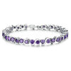 Yoursfs @ Luxury Chain Link Bracelet для женщин, дамы, сияющие кубическими ювелирными изделиями из циркона AAA