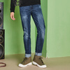 Semir (Semir) Осень 2017 мужские джинсы мужские брюки Корейский приливные Тонкий отверстие стрейч брюки ноги джинсы темно-синие брюки 11,316,241,003 30 джинсы camomilla ilove джинсы стрейч
