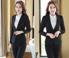 Novelty Gray Long Sleeve Autumn Winter Career Blazer Coat Formal Professional Ladies Slim Fashion Jackets Coat Outwear Uniforms ws7511 men s autumn winter wear british style slim coat khaki l