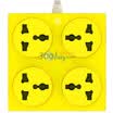 Ai Wo IO fun-mini LMPS140-3 4 position master socket 3 meters yellow