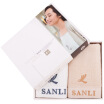 Sanli towel home textiles combed cotton series elegant life towel gift box two loaded