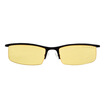 GUNNAR Emissary Onyx Black Frame Amber Lens Radiation Anti Blue Light Eyewear