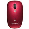 Logitech M557 multi-platform connection Bluetooth wireless mouse red