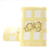 Gold towel home textiles twistless satin embroidered towel 4162WH two loaded yellow