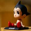 Iron arm Astro Boy Decoration car with shaking his head doll doll collection version of the installed