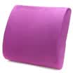 Car kiss car home dual-use lumbar back rebound latex cotton back cushion lumbar cushion coffee color