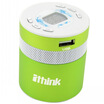 Ithink portable card speaker sapphire blue