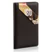 Deli deli 5792 hard skin spread out business card book 180 brown