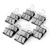 Deli 9543 Iron Invoice Clip 12 Piecesbox Black
