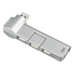 SANWA SUPPLY USB-HUB238BK 4-port L-type high speed HUB hub 180° adjustment angle black