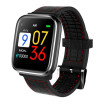 W_Smart Reloj Con Marco De Aluminio Y Silicona Sport IP67 Impermeable 3D Dynamic Heart Rate Monitor De Presión Arterial