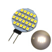 Bluelans G4 24LED DC 12V Bombilla Redonda 3W Lámpara Decorativa Sin Parpadeo De Ahorro De Energía