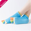 NeillieN Yoga Socks Non-slip Five Fingers Open Toe Socks Professional Female Fitness Massage Five Toe Socks Aerial Yoga Socks One
