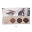 Sombra De Ojos De Cuatro Colores Impermeable A Prueba De Manchas Paleta De Sombras De Ojos Colorfast Maquillaje De Belleza Cosmético