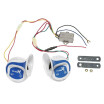 2PCs 12V 120DB Digital Electric Loud Air Horn 20 Sonidos Coche Camión Motocicleta