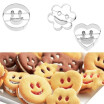 3 Piezas Smiley Galletas De Acero Inoxidable Molde De Corte De Fondant Molde De Galletas Molde De Fondant Cortadores De Pastelería Herramienta Para Ho