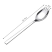 Salad Fruit Fork Spoon Combination Tool Deep Bowl Design Durable Fruit Vegetable Salad Fork Multifunctional Diet Spoon Supplies