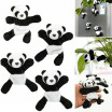 Cute Soft Plush Panda Fridge Magnet Refrigerator Sticker Gift Souvenir Decor 4PC