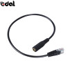 1PC Adaptador De Teléfono Smartphone 35mm A RJ9 Adaptador Convertidor Cable PC Computadora Auricular Teléfono