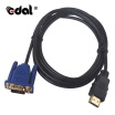 EDAL 18 M Cable HDMI Adaptador HDMI A VGA Digital 1080P HD Con Adaptadores De Convertidor De Audio Cable Conector HDMI VGA Para Computadora