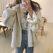 2018 autumn&winter new Japanese&Korean womens blouse is loose&thick with cardigan sweater