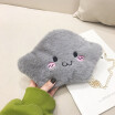 Bolso Bandolera Para Mujer Bolso De Felpa Bolso Lindo Bolso De Cadena De Niña De La Nube De Felpa De Dibujos Animados