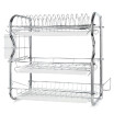 Multi-funcional De 3 Niveles Dish Rack Utensilios De Cocina Rack De Almacenamiento Rack De Drenaje Con Palillos  Cuchillos  Soporte Para Tablas De Cor