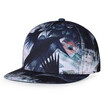 NUZADA 3D Printing Caps Men Women Couple Hip Hop Cap Spring Summer Autumn High Quality Cotton Material Punk