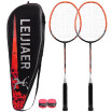 1 Par De Raquetas De Bádminton Integradas Raqueta De Bádminton Profesional De Carbono Compuesto Raqueta De Bádminton De Alto Grado Con Bolsa Interior