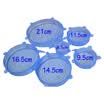 6 UNIDS Set Tapas de Silicona Universal Cubierta de Succión Elástica Olla de Cocina Cubierta de Silicona Cubierta de Tapa de Derrames Tapón Cubre Tazón de Inicio