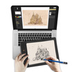 Standard Edition ISKN Slate 2 digital tablet wireless Bluetooth hand-painted board drawing board handwriting board computer painting board painting board
