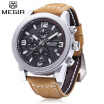 Megir M2026 Men Quartz Watch Working Sub-dial Luminous Date Display Wristwatch
