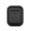 Baseus AirPods Wireless Charging Case Apple Apple iPhone Bluetooth Headset with Wireless Charge Function Cover Airpods Charge Box Cover Black