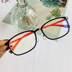 New 2018 flat lens TR90 anti-blue ray radiation glasses men&women looking at mobile computer square wholesale goggles